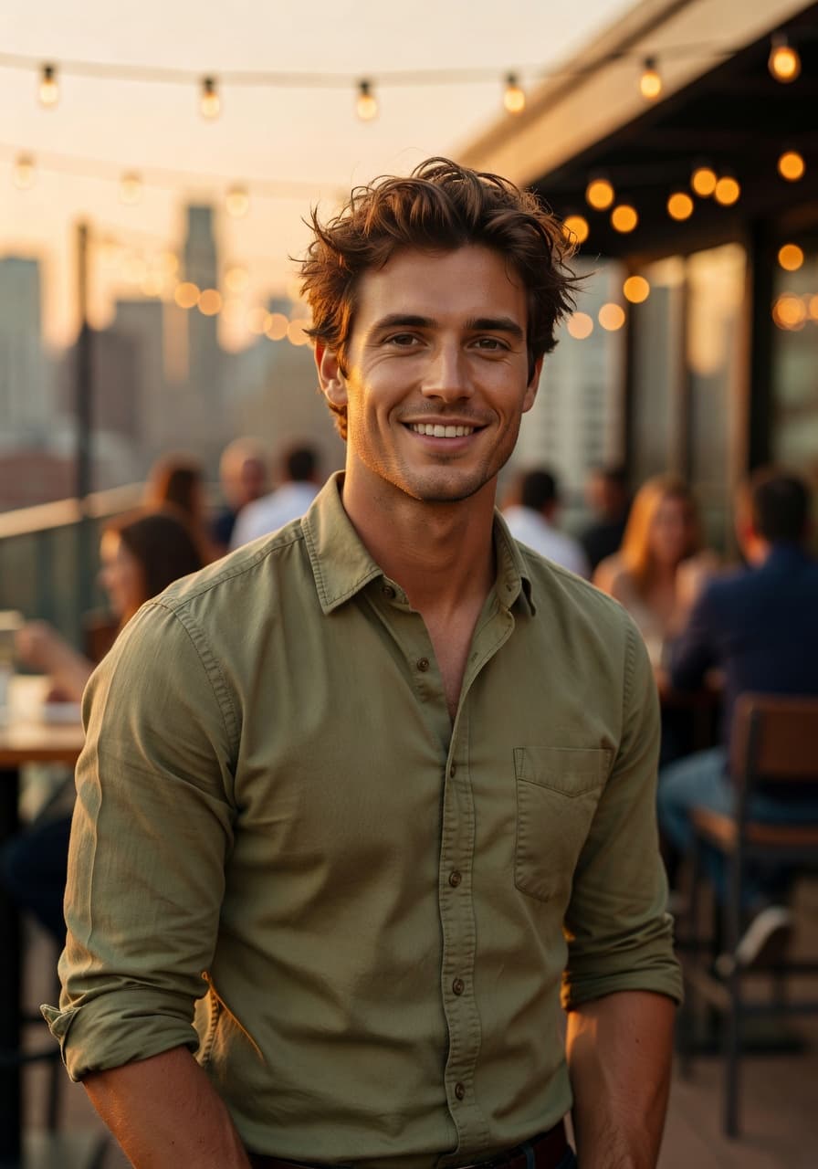 Before SelfAI: Phone snap to creator branding portrait